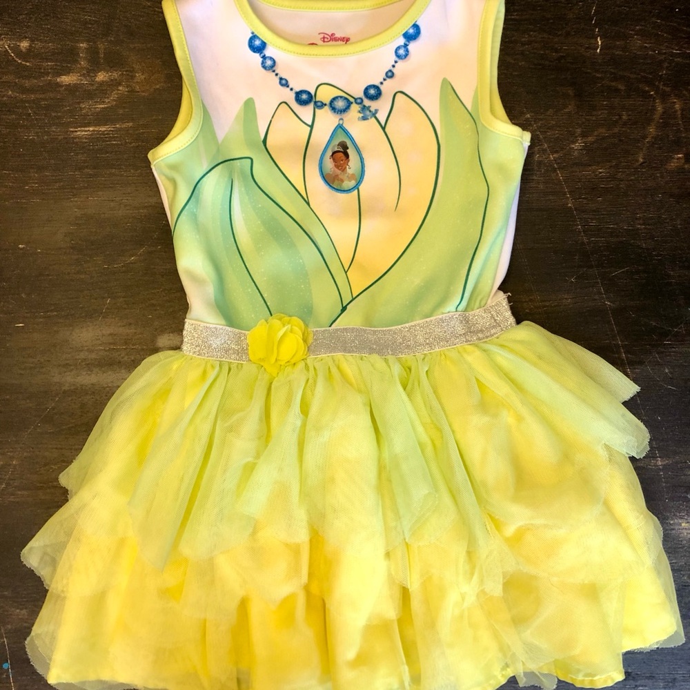 Disney Princess Tiana Kids Dress Size 4/5